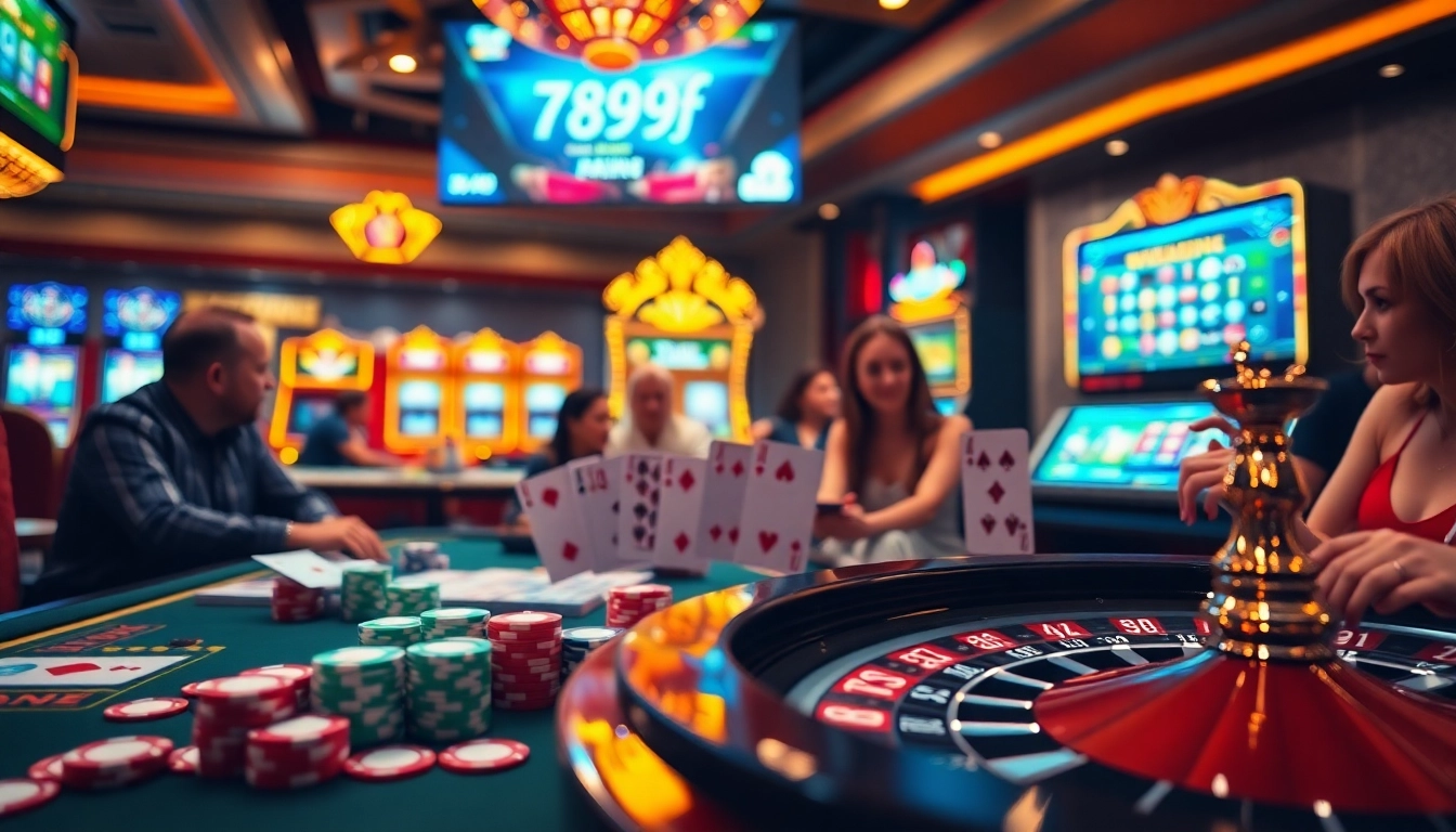 Experience thrilling gameplay at 789f with vibrant casino tables and exciting slots.