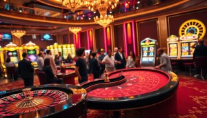Vivez l'excitation au meilleur casino en ligne 2026 avec des tables de roulette et de blackjack vibrantes.