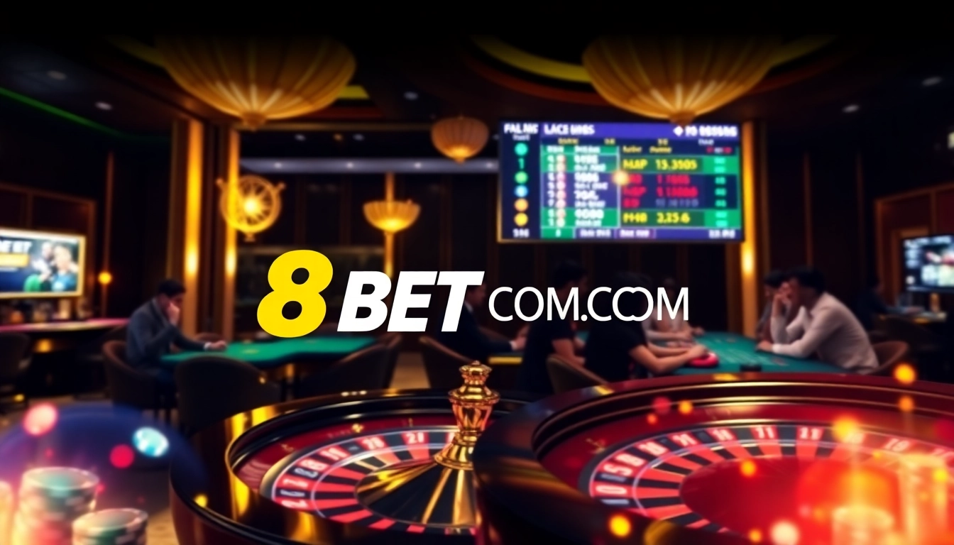 Experience the excitement of betting at F8BET COM in a vibrant online casino setting.