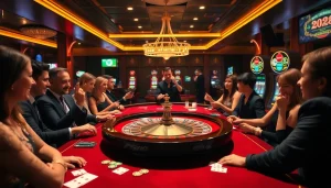 Experience the thrill of meilleur casino en ligne 2034 with vibrant games and exciting players at the table.